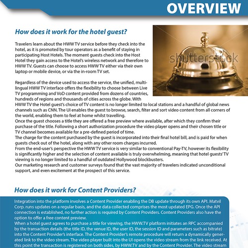 Create a corporate B2B brochure design Design by V.M.74