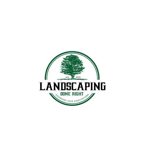 Searching for Clean, Indelible Logo for Landscaping Company Design by Arwen14