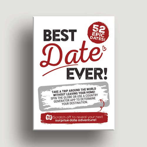 create a fun and eye-catching design for our date night idea box. Design by intanamir
