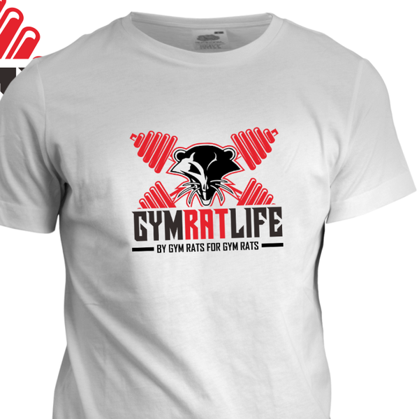 Design by VR | titled "Gym Rat Life"