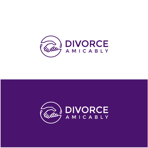 Logo for a new, healthy way for reasonable people to divorce Design by coi