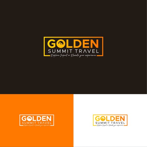 Wordmark logo for travel company looking to elevate (summit) travel experiences Design by n.rainy