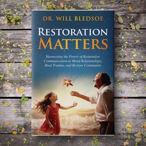 Design a book cover for a book about restorative communication Design by Sam Arts✮⋆˙