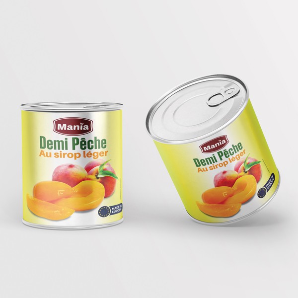 Peche Label Design For Mania Brand