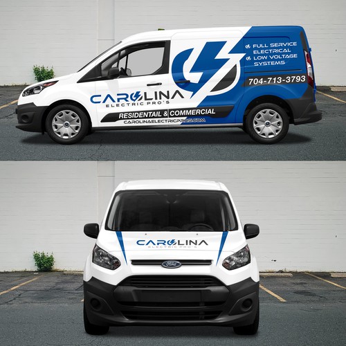 Van Wrap for Electrical Contractor Design by Duha™