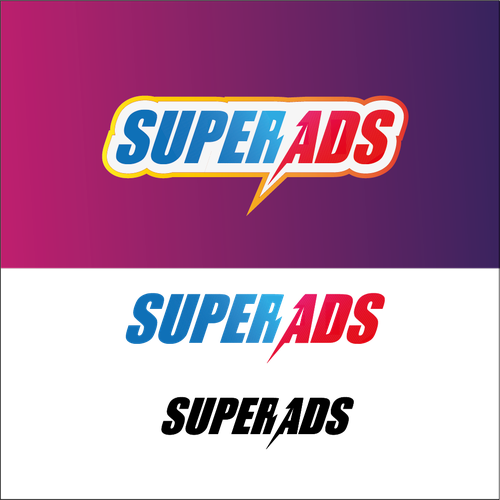 Comic Book like Super-Ads Logo for innovative Marketing Agency Design by @smartn99