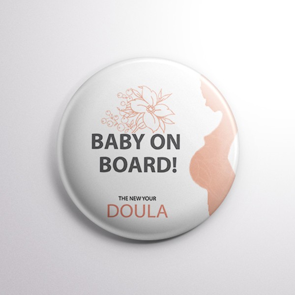 Design by Creative_Fox titled "Create a capturing pin for a Doula/Nanny agency in NYC"