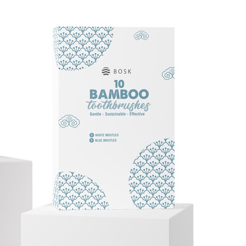 Design a feminine and minimalist packaging for a brand of sustainable oral care products Design by Budour A.