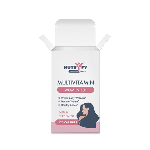 Design Design a premium packaging for Multivitamin for women 50+ brand for Nigerian Consumers di creationMB