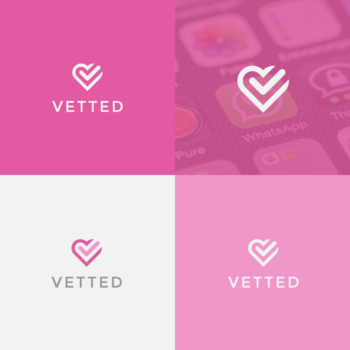 Inspirational logo needed for a revolutionary dating app and service. Design by Hello :Design