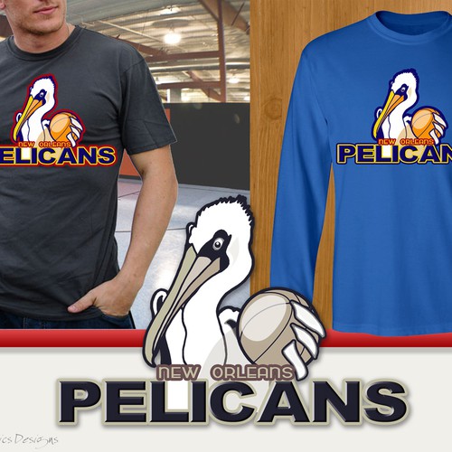 Diseño de 99designs community contest: Help brand the New Orleans Pelicans!! de MAK Graphics