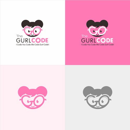 Ultimately the Cutest Dopest Techiest Logo & Website for Girls!!! Design by Grad™