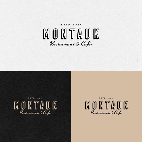 Montauk Logo Design by Filastin Studio