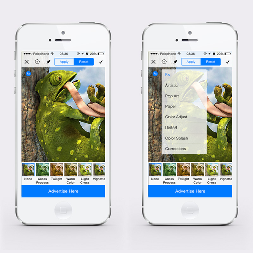 Award winning design for best in class mobile app PicsArt Design by Dedy S