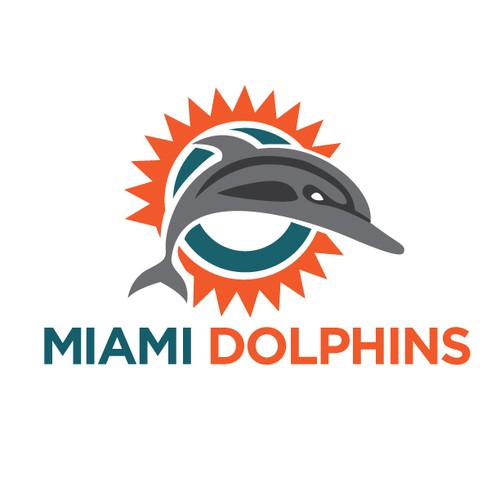 99designs community contest: Help the Miami Dolphins NFL team re-design its logo! Design réalisé par SpitzerSpritzer