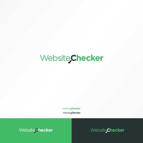 New SaaS Startup WebsiteChecker Needs a LOGO!! Design by dHn.sign