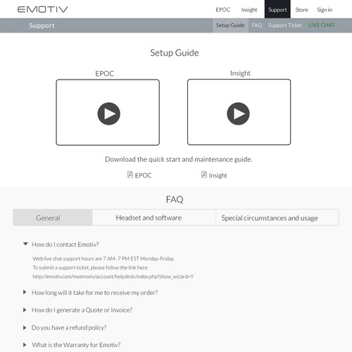 Redesign website for International Award Winning EEG system Design by Crenovates