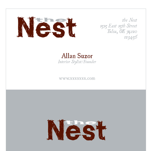 logo for the Nest Design by sonjab