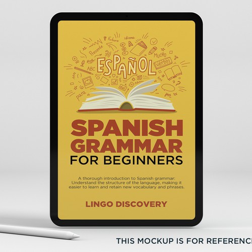 Design di Sophisticated Spanish Grammar for Beginners Cover di Shreya007⭐️