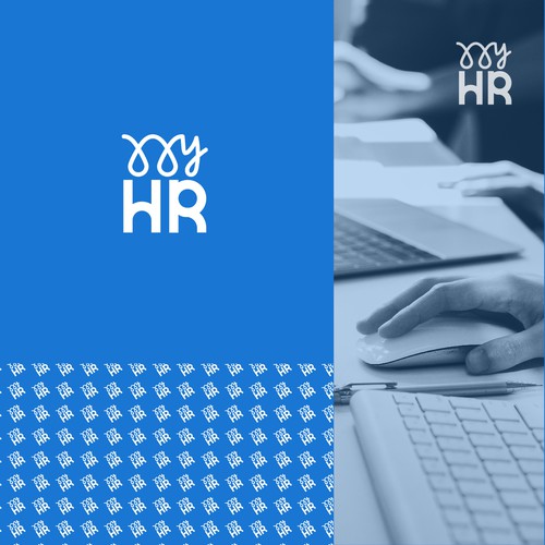 Create an awesome logo for myHR, the #1 HR Software in Luxembourg ! Design by M.I.Thomson