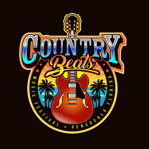 Iconic logo for iconic event for country music festivals in Florida Design by Jacob Gomes