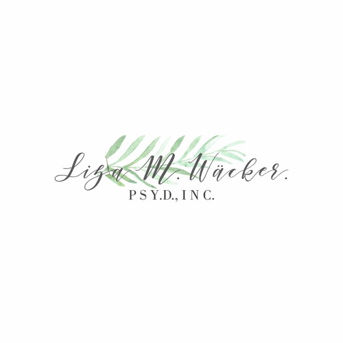 Psychologist needing a delicate, feminine watercolor style tree, branch or leaf logo Design by AnaLogo