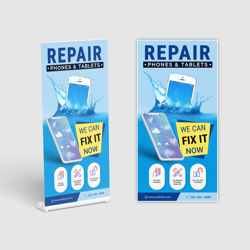 Phone Repair Poster デザイン by Along99