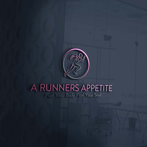 Create a memorable logo for "A Runners Appetite" A healthy lifestyle