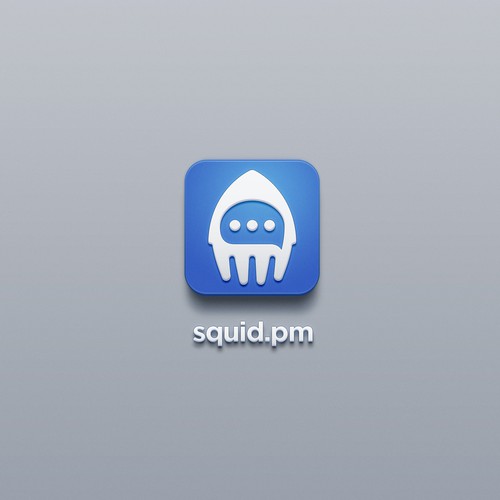 Design a squid logo for a messaging app/website/social network Design by Robosign