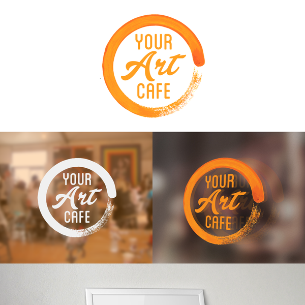 Design by Stromdesign titled "Who will be the most creative one to pass on the best feeling of painting  to our members"