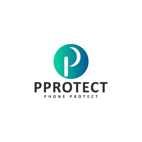 PPROTECT (Phone protect logo) (mobile cases and screen protectors) Design by DESIGN_TWE