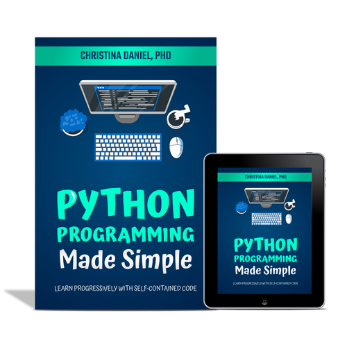 eBook Cover Design for "Python Programming Made Simple" Design by Agel Studio