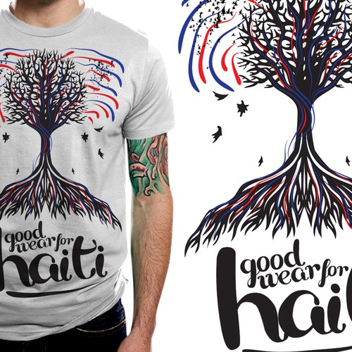 Wear Good for Haiti Tshirt Contest: 4x $300 & Yudu Screenprinter Design by matatuhan