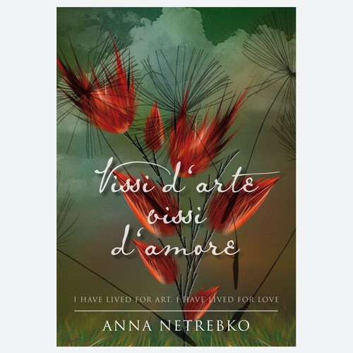 Illustrate a key visual to promote Anna Netrebko’s new album Design by MKaufhold