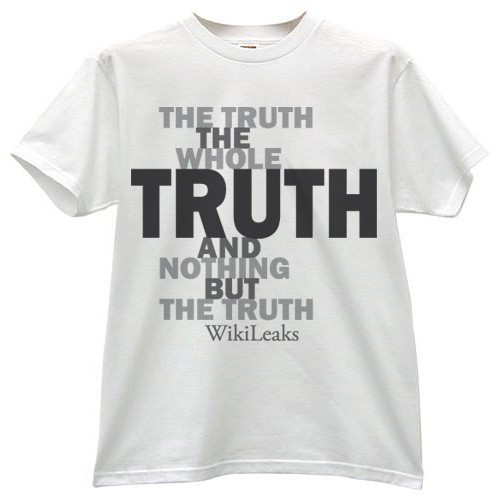 New t-shirt design(s) wanted for WikiLeaks Ontwerp door modernagalleriet.se