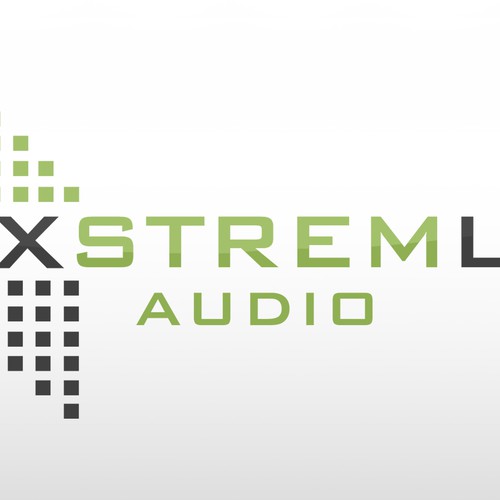 logo for Exstreamly Audio Design by Shubham247