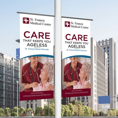 Design a banner that attracts older adults & families to use our specialized senior care & services Design by Sketch Media™