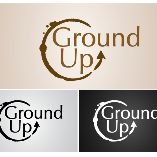 Create a logo for Ground Up - a cafe in AOL's Palo Alto Building serving Blue Bottle Coffee! Design by elks