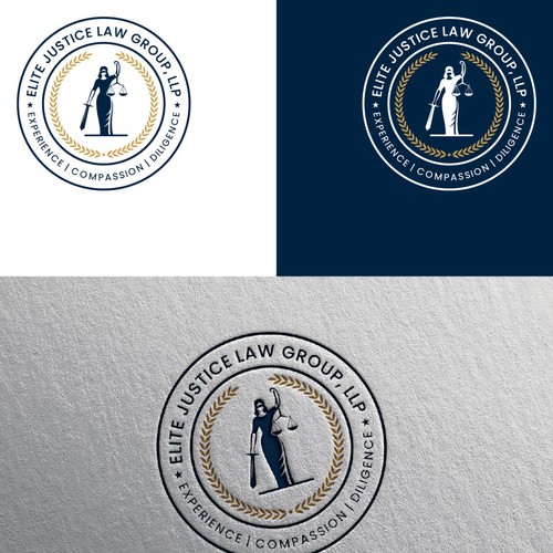 Elite Justice Law Group needs an empowering logo! Design by Metaworlddesigns