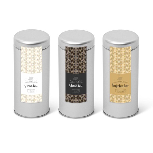 Create a label for Flavored Japanese Tea Tin-ontwerp door werushtotea