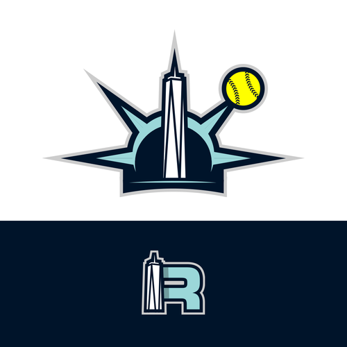 Sports logo for the New York Rise women’s softball team Design von Lucianok