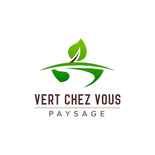 Gewinner des Wettbewerbs „créer un logo simple et attractif pour vert chez vous paysage“ in der Kategorie Logo von Robin Campistron