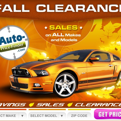 Designs | Fall banner ad wanted for Hip New Automotive Company | Banner ...