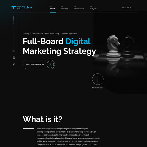 Marketing agency design