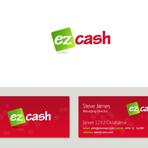 logo for EZ CASH Réalisé par designsbyanika