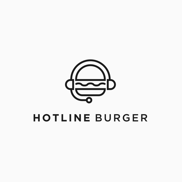 Design by ArtGo® titled "Hotline Burger"
