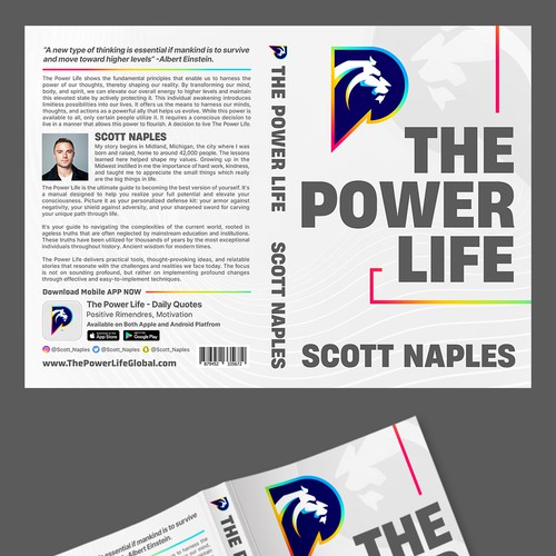 Innovative design for the cover of a best-seller book, encompassing front, back, and spine, for both Réalisé par Azmya PROJ