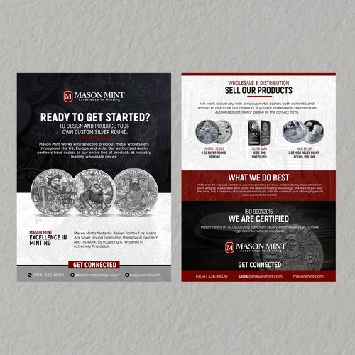 Create An Exciting Flyer To Showcase Our Custom Silver Coin Program Design by ektadevesh