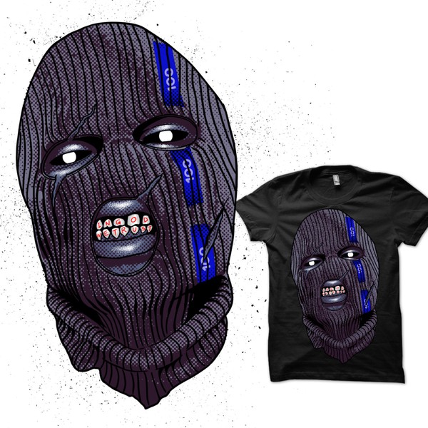 Gangsta Ski Mask Vector - Ski Mask Png Download ...