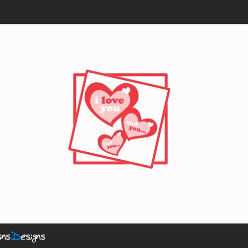 コンペ「"I Love You! And You... And You..." [LOGO - $355]」のデザイン by jj0208451さん 